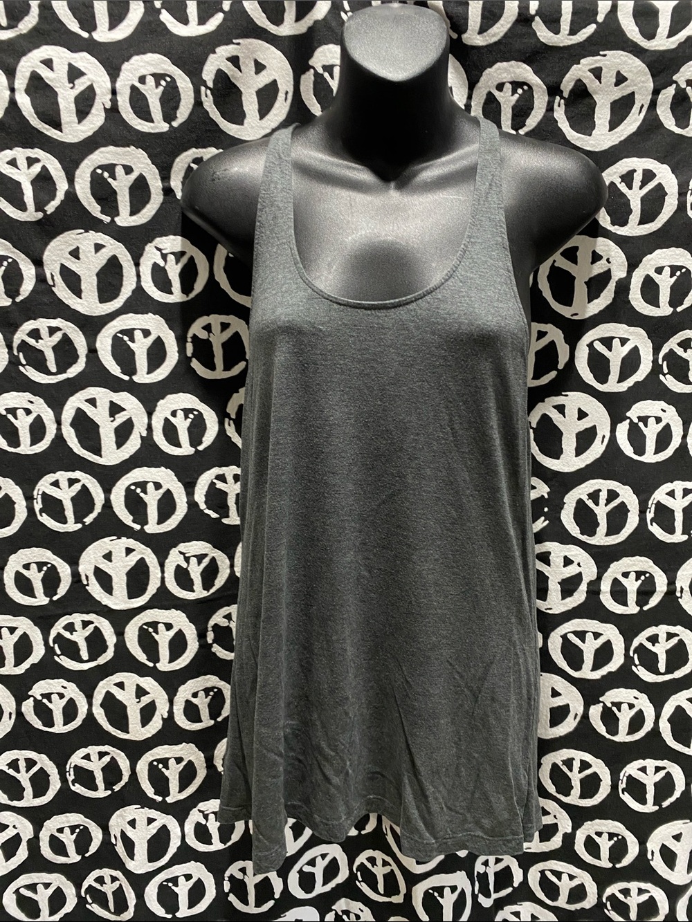 Haute Hippie Black Racerback Tank SZ M